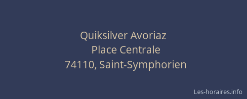 Quiksilver Avoriaz