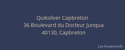 Quiksilver Capbreton