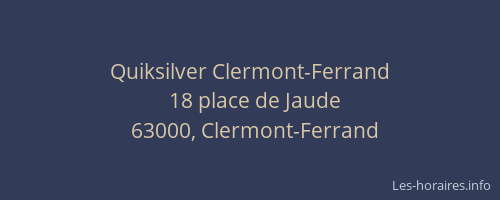 Quiksilver Clermont-Ferrand