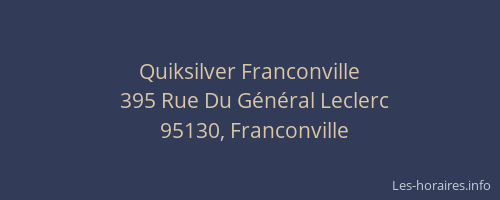 Quiksilver Franconville