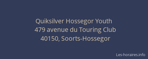 Quiksilver Hossegor Youth