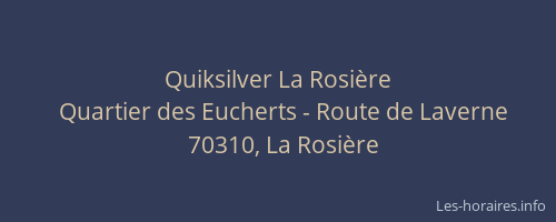 Quiksilver La Rosière