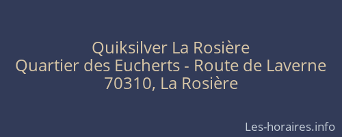 Quiksilver La Rosière
