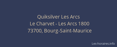 Quiksilver Les Arcs