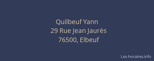 Quilbeuf Yann