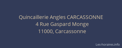 Quincaillerie Angles CARCASSONNE