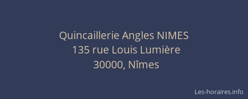 Quincaillerie Angles NIMES