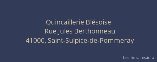 Quincaillerie Blésoise
