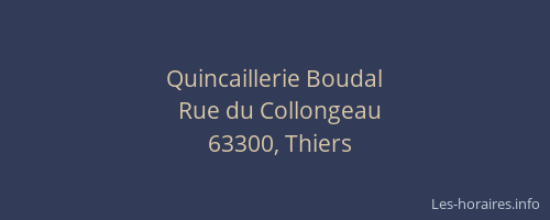 Quincaillerie Boudal