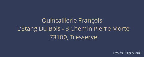 Quincaillerie François