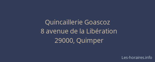 Quincaillerie Goascoz
