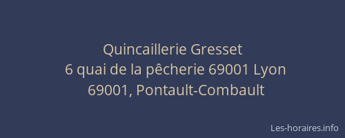 Quincaillerie Gresset