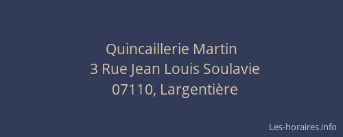 Quincaillerie Martin
