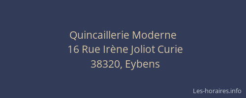 Quincaillerie Moderne