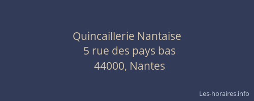 Quincaillerie Nantaise