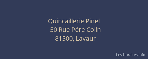 Quincaillerie Pinel