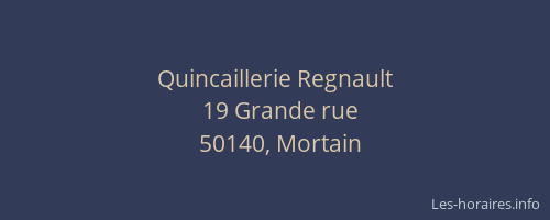 Quincaillerie Regnault