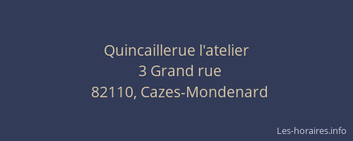 Quincaillerue l'atelier