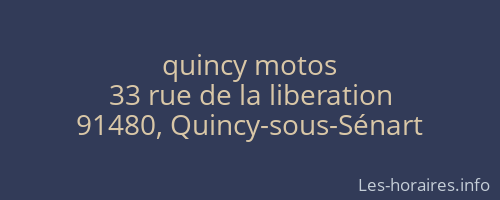 quincy motos