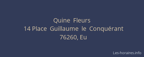 Quine  Fleurs