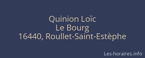 Quinion Loïc