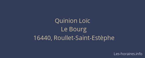 Quinion Loïc