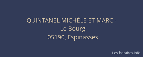 QUINTANEL MICHÈLE ET MARC -