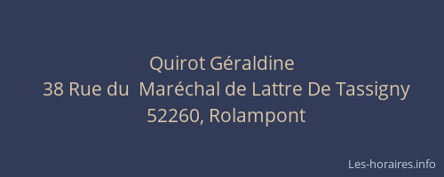 Quirot G&eacute;raldine