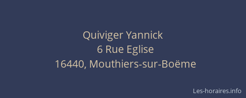 Quiviger Yannick