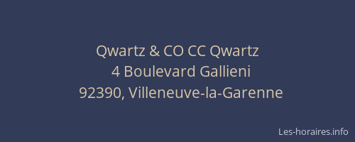 Qwartz & CO CC Qwartz
