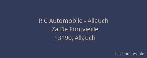 R C Automobile - Allauch