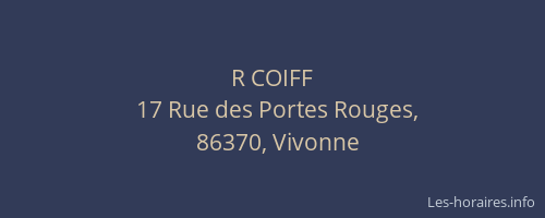 R COIFF