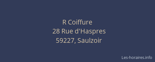 R Coiffure