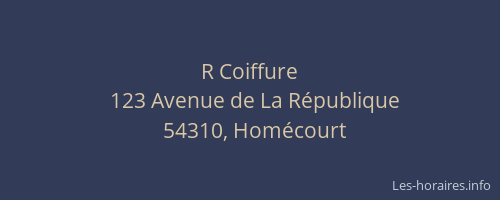 R Coiffure