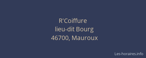 R'Coiffure