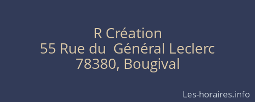 R Création