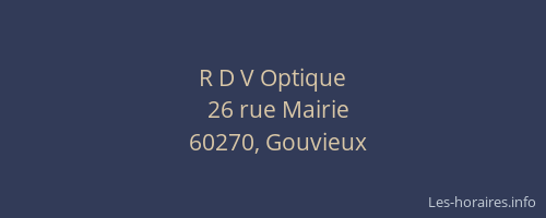 R D V Optique