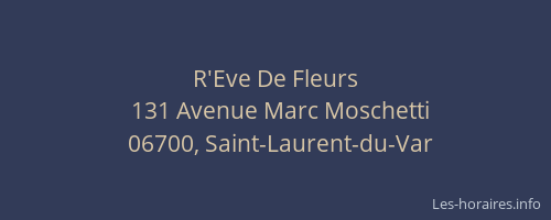 R'Eve De Fleurs