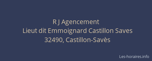R J Agencement
