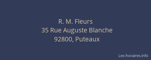 R. M. Fleurs