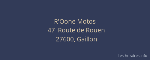 R'Oone Motos