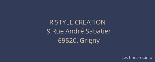 R STYLE CREATION