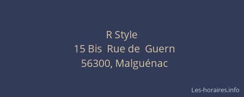 R Style