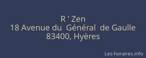 R ' Zen