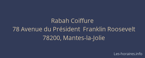 Rabah Coiffure