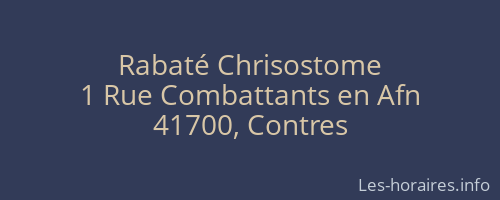 Rabaté Chrisostome