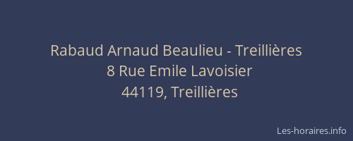 Rabaud Arnaud Beaulieu - Treillières