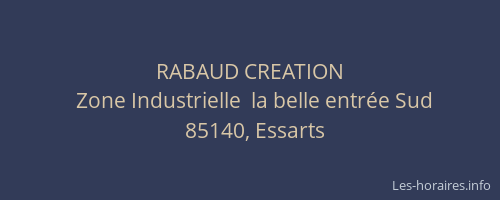 RABAUD CREATION