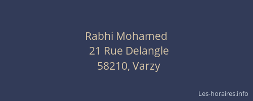 Rabhi Mohamed