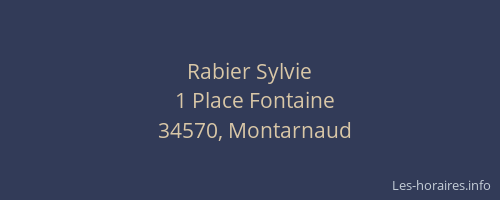 Rabier Sylvie